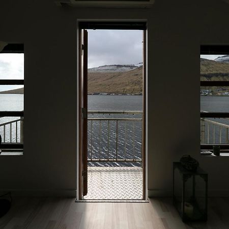 Villa The Boathouse Streymnes Exterior foto